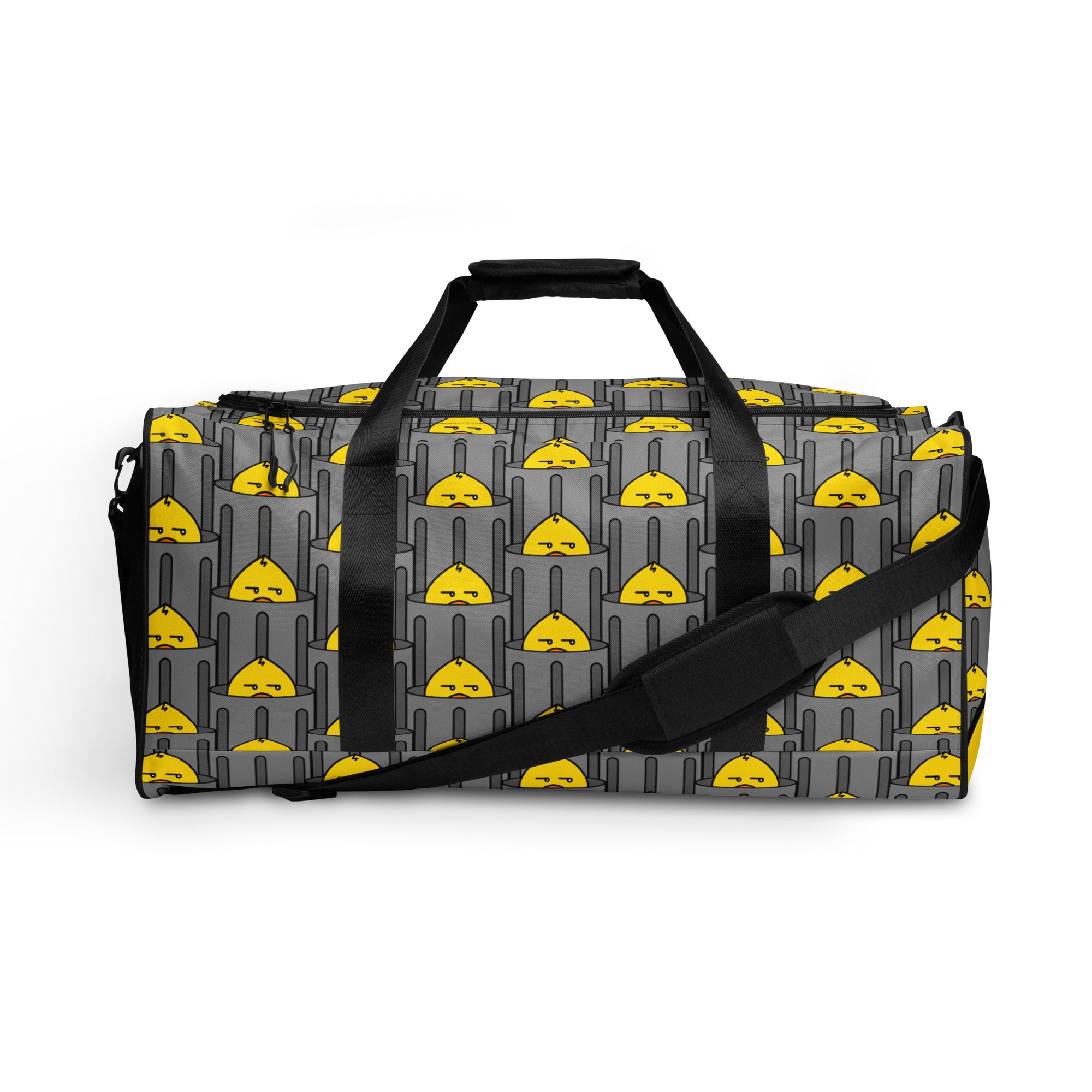 All-Over Print Duffle bag | The Peeking Duck