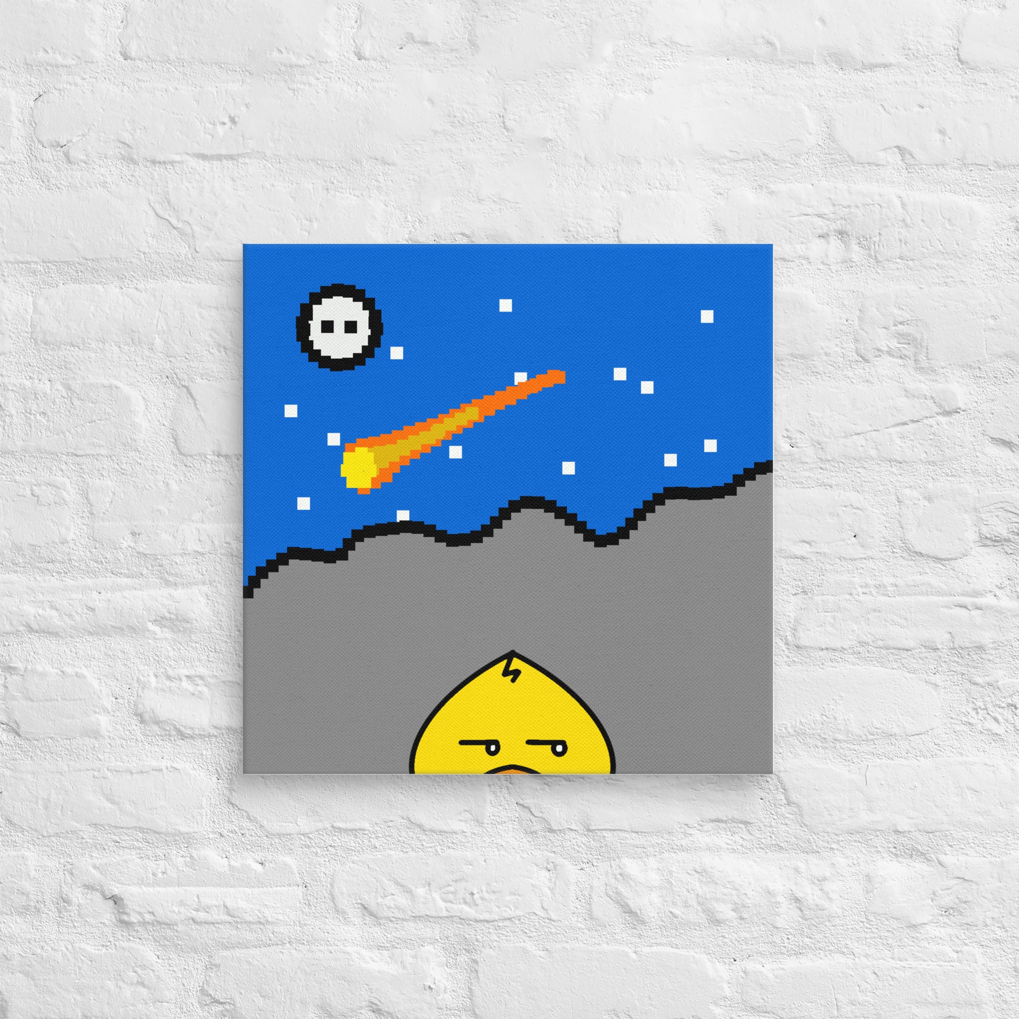 #32 | The Peeking Duck Canvas 18"x18"