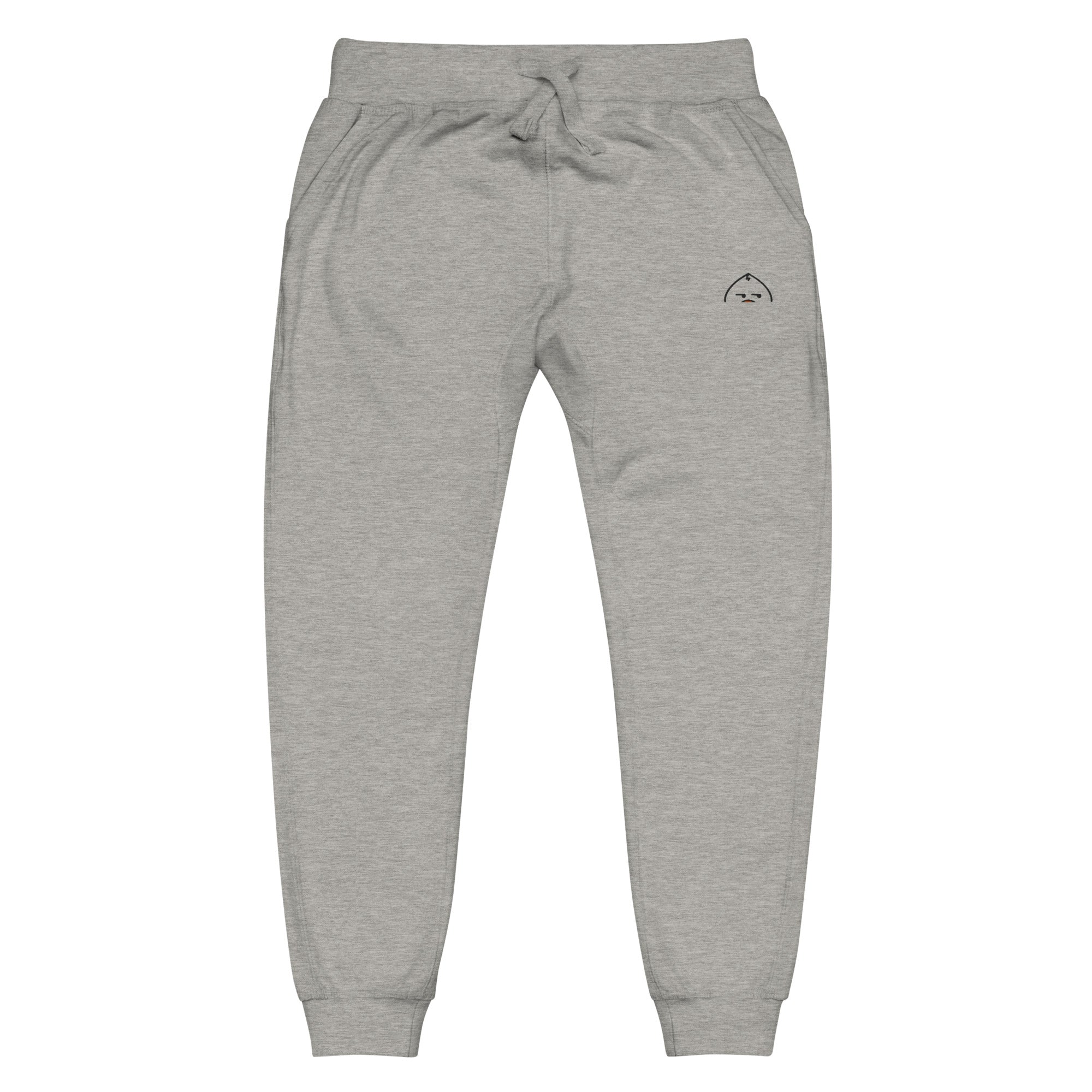 Embroidered Fleece Sweatpants | The Peeking Duck