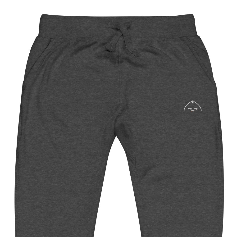 unisex-fleece-sweatpants-charcoal-heather-zoomed-in