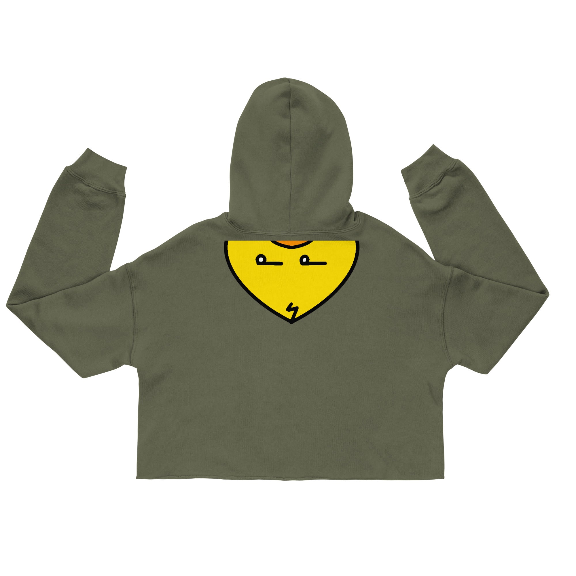 womens-cropped-hoodie-military-green-back