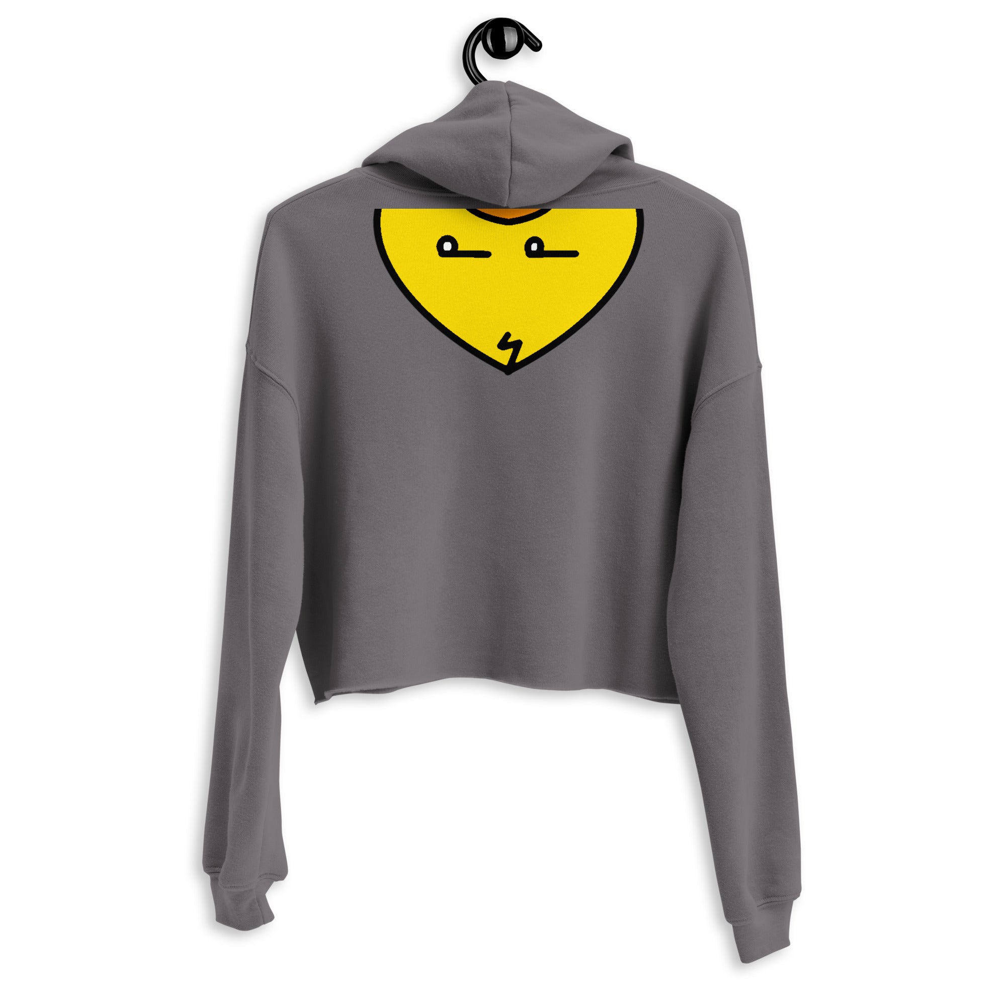 Cropped Hoodie - Printed and Embroidered | The Peeking Duck